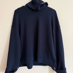 SPANX Navy Women's Turtleneck Sweater